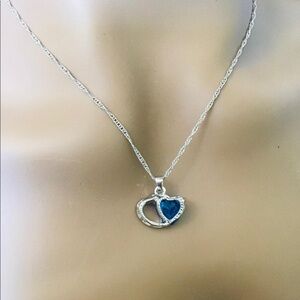 Silver Heart Pendant Necklace